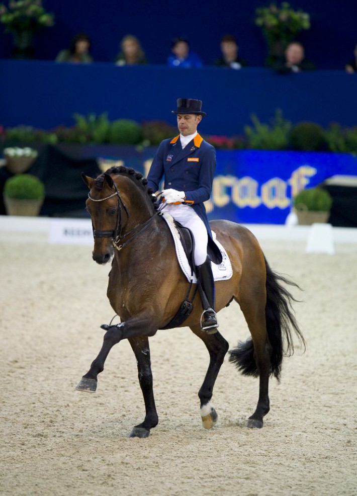 GLOCK Rider Hans Peter Minderhoud und GLOCK's Romanov sorgen beim Dressurpublikum regelmäßig für Begeisterungsstürme. © Arnd Bronkhorst