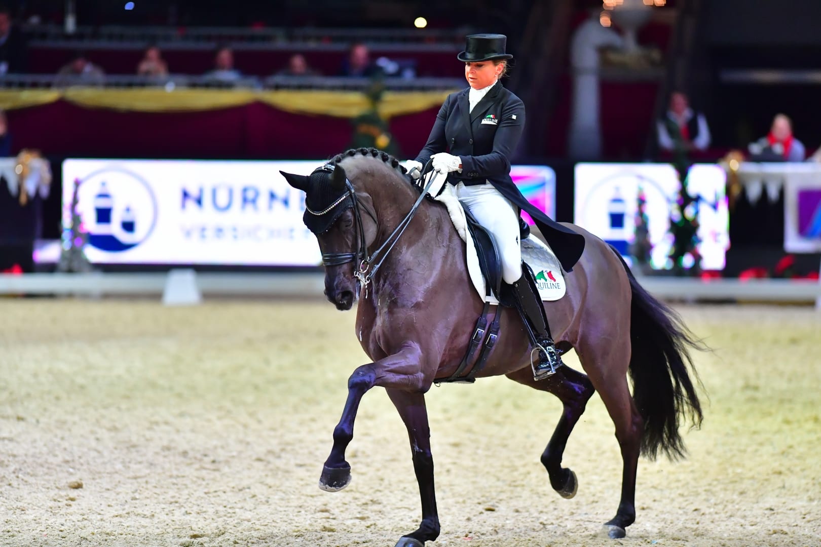 Im vergangenen Jahr konnte sich unser deutscher Stargast Dorothee Schneider mit ihrem Sammy Davies Jr. in beiden FEI Weltcup-Dressur-Bewerben als Siegerin feiern lassen. © Daniel Kaiser