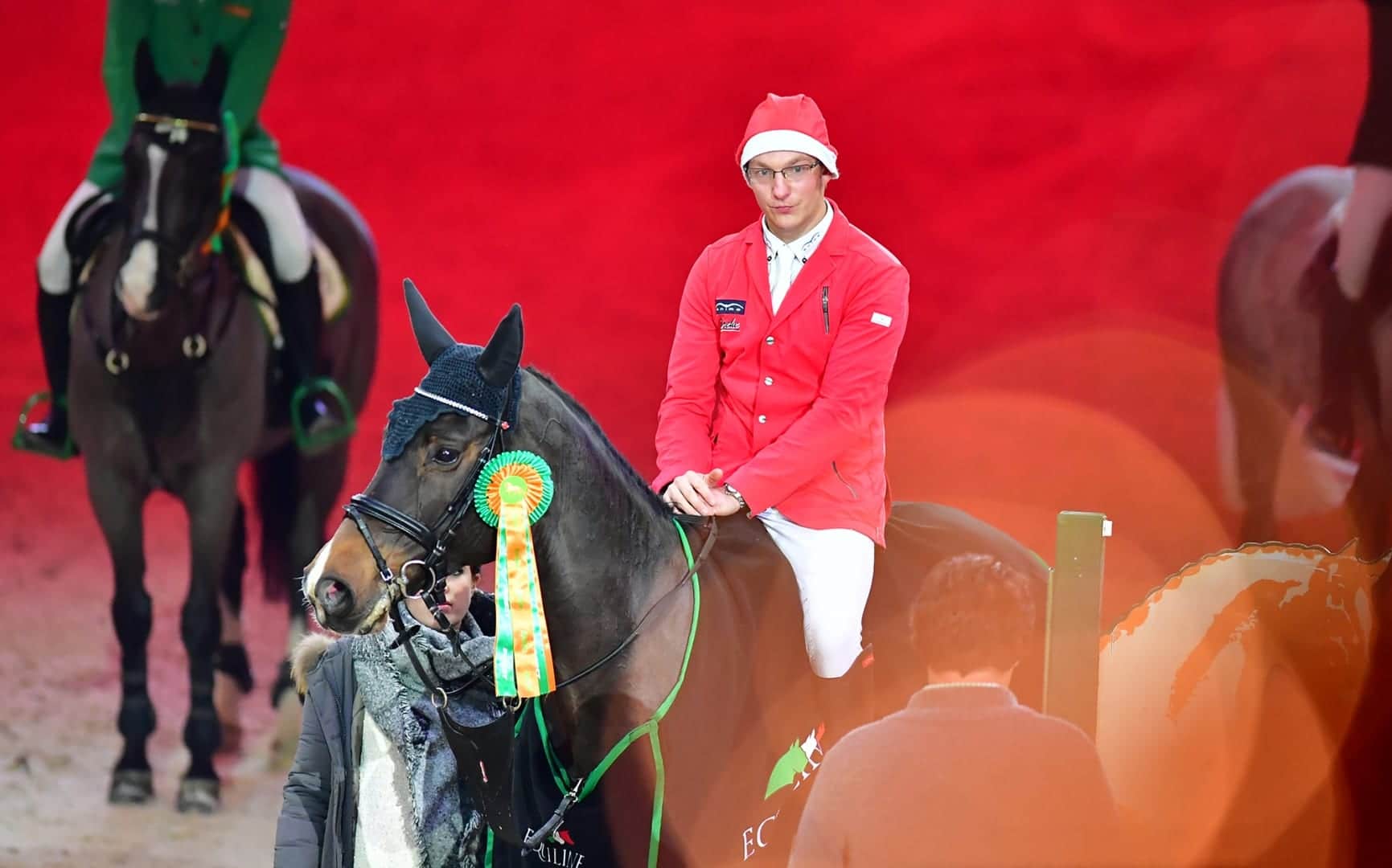 Der AlpenSpan Big Tour Sieger der 13. Amadeus Horse Indoors: Tobias Meyer (GER). © Daniel Kaiser