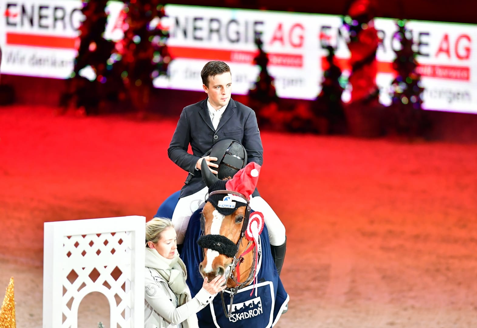 Sieger der CSI4* Energie AG Challenge: Jake Hunter aus Australien. © Daniel Kaiser