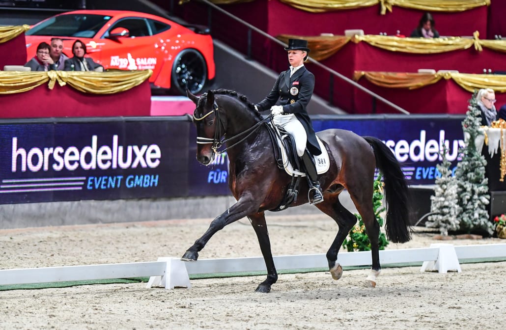 Victoria Max-Theurer und Rockabilly glänzten im horsedeluxe CDI4* Grand Prix Special. © Daniel Kaiser