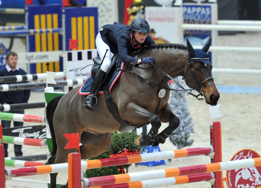 2012 war Simone Blum in Salzburg im EY Cup am Start. © Amadeus Horse Indoors/Nini Schäbel