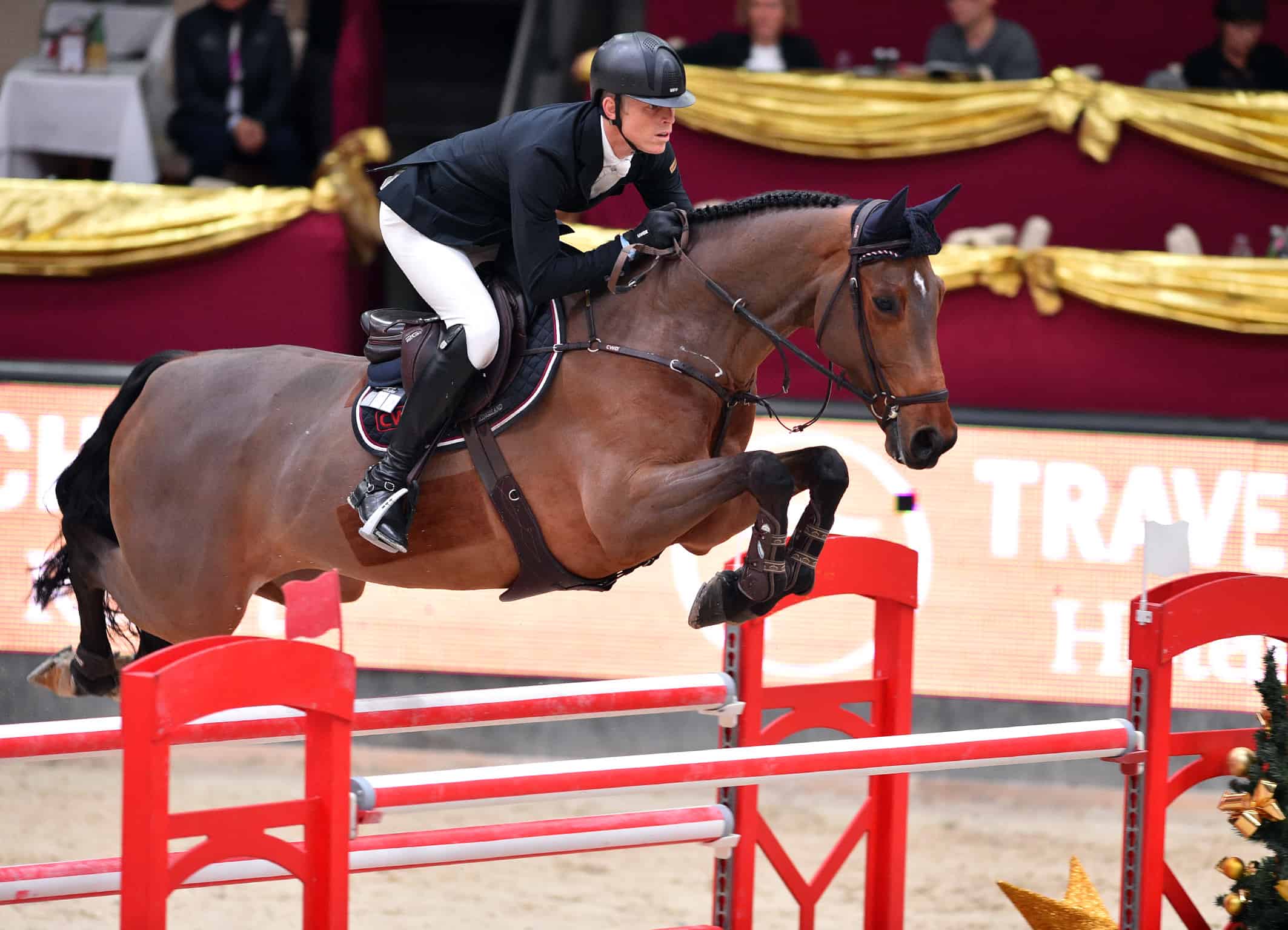 Österreichs Nr.1 im Springreiten Max Kühner hofft auf eine Weltcup-Station in Salzburg. Das würde sich positiv auf den gesamten österreichischen Springsport auswirken. © Fotoagentur Dill